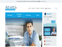 Tablet Screenshot of adventi-informatique.com
